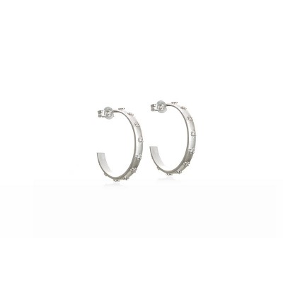Almagest silver earrings