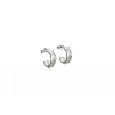 Almagest silver earrings