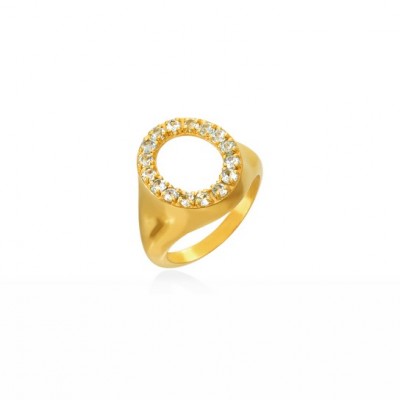 Chevalier  gold plated silver ring