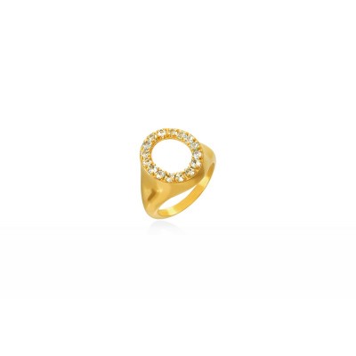 Chevalier  gold plated silver ring