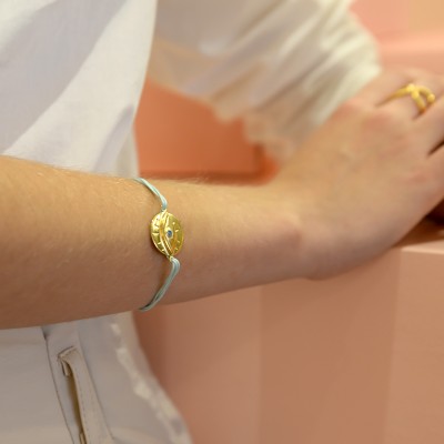 Mati Gold Plated Silver Bracelet