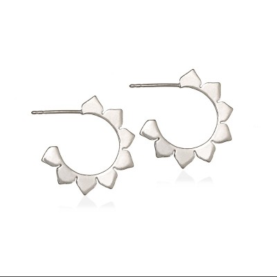 Ilianthos Silver Earrings