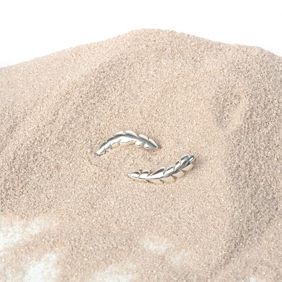Seaweed Silver 925 Earrings