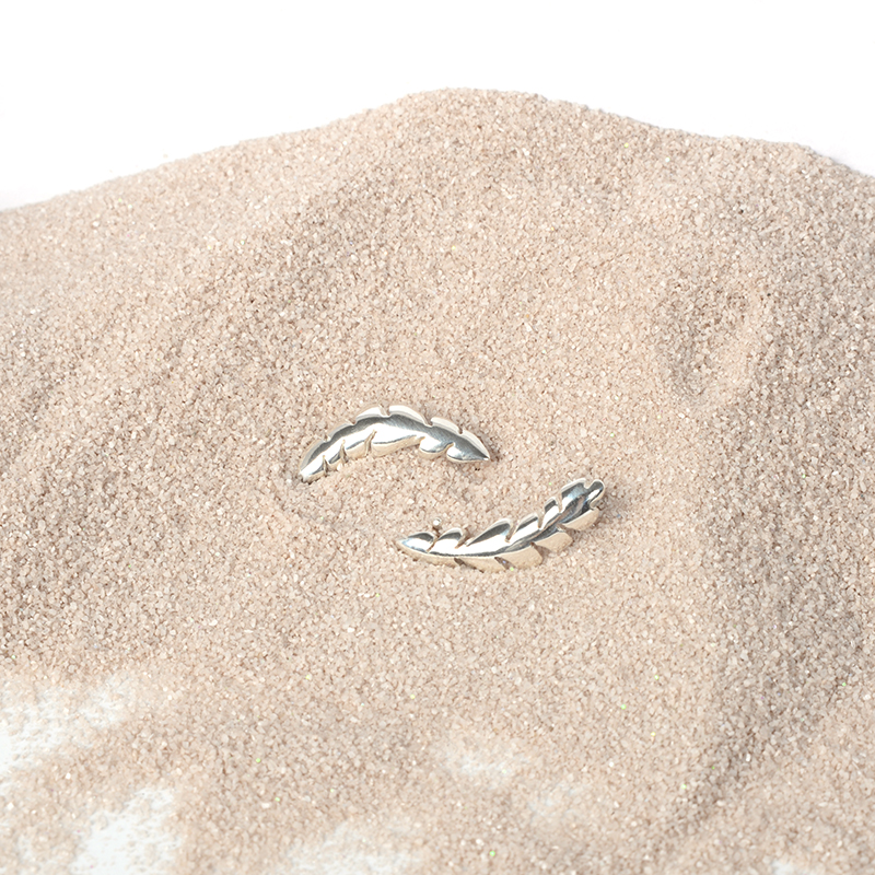 Seaweed Silver 925 Earrings ΣΚΟΥΛΑΡΙΚΙΑ 
