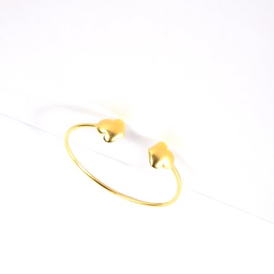Seaweed Gold Plated Silver Bracelet