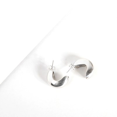Simplicity Silver Earrings